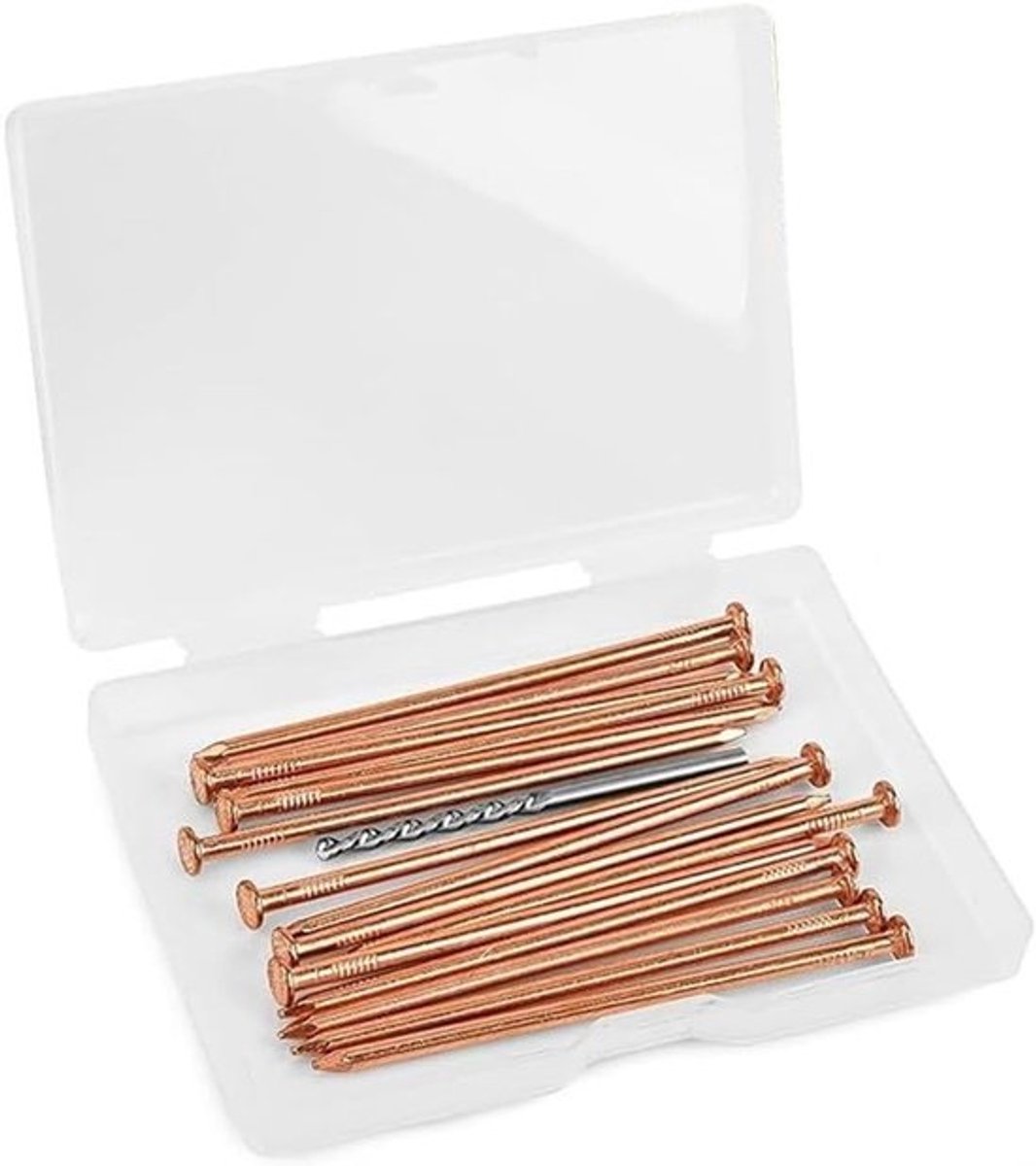 Koperen Nagelspikes - Boomstronk Verwijderaar - Boomstronken Doden - 4 Inch Lengte - 25 Stuks - Koper