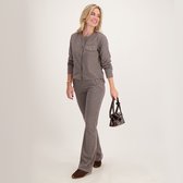 Je m'appelle Dames Broek Flared fit Met stretch - Rood - Maat M
