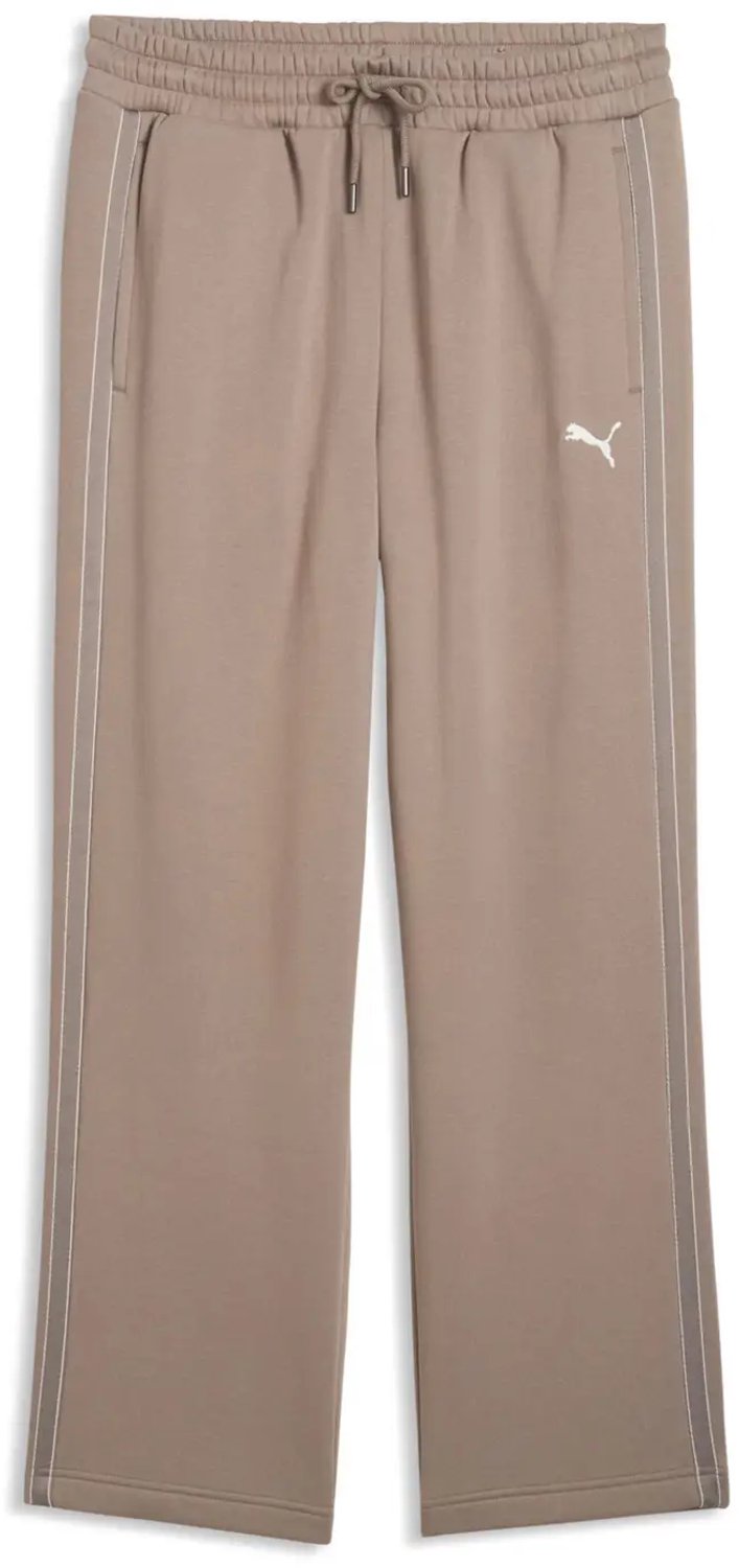 Joggingbroek met metalen koorduiteinden Puma Beige