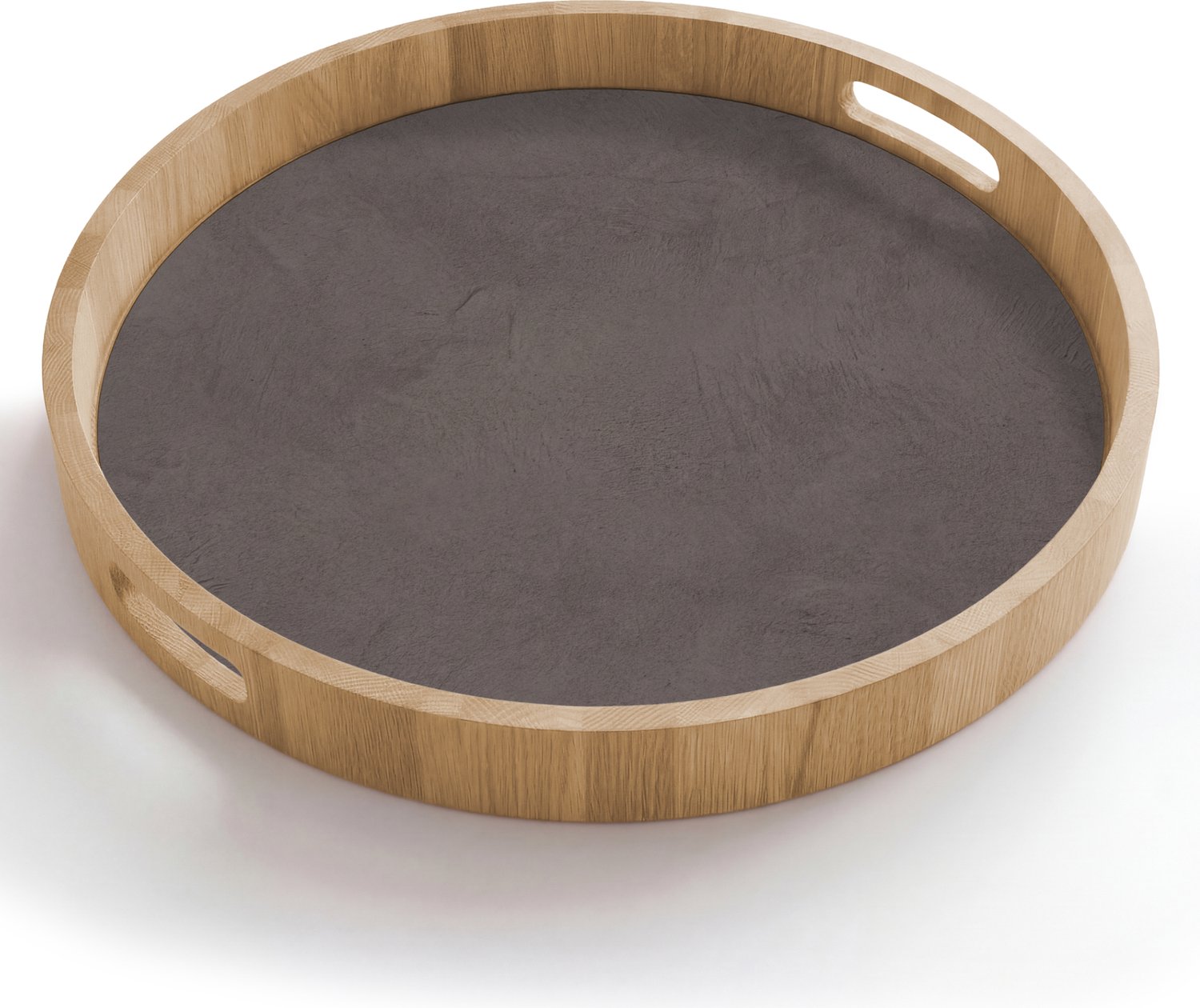 Dienblad rond 50x50 cm - Schootdienblad hout - Textuur - Grijs - Modern - Abstract - Oppervlak - Borrelplank rechthoek - Plateau houten dienbladen
