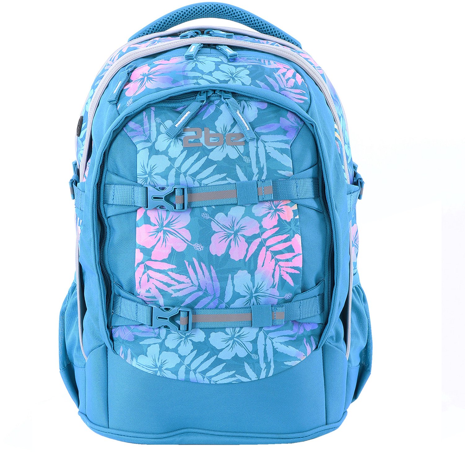 2be Ergonomisch Schoolrugzak | 15 inch Laptoprugzak - Turqoise - Turquoise
