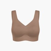 cfab - Comfort Minimizer Rugondersteunende BH - Caramel - 2XL - BH Zonder Beugel Voorgevormd - Ondergoed - Naadlos