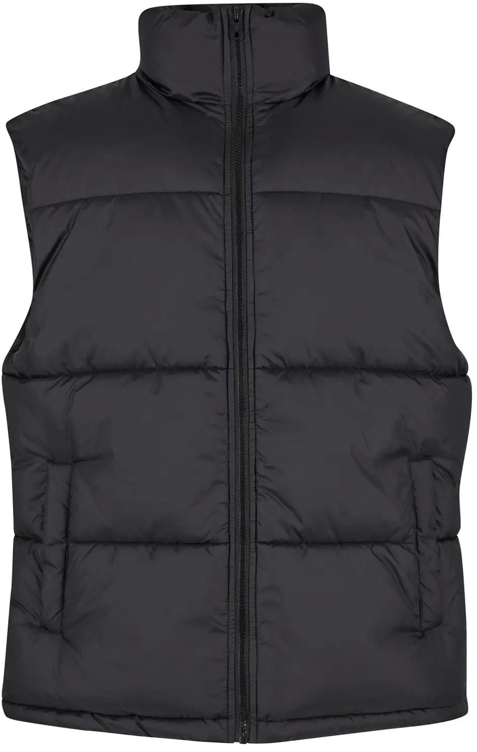 Mouwloos donsjack Urban Classics Basic Zwart