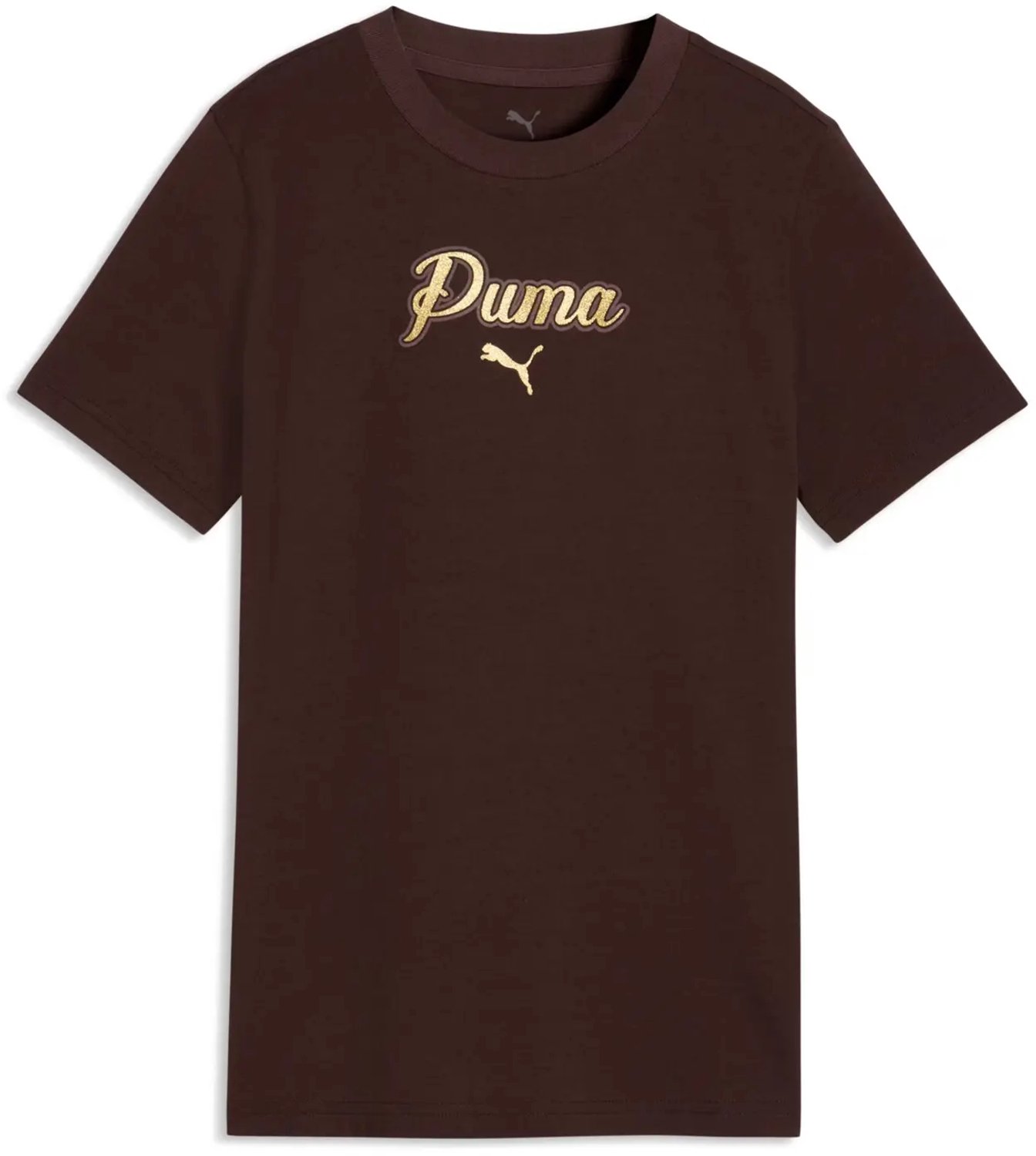 T-shirt meisje Puma Script Graphic Bruin