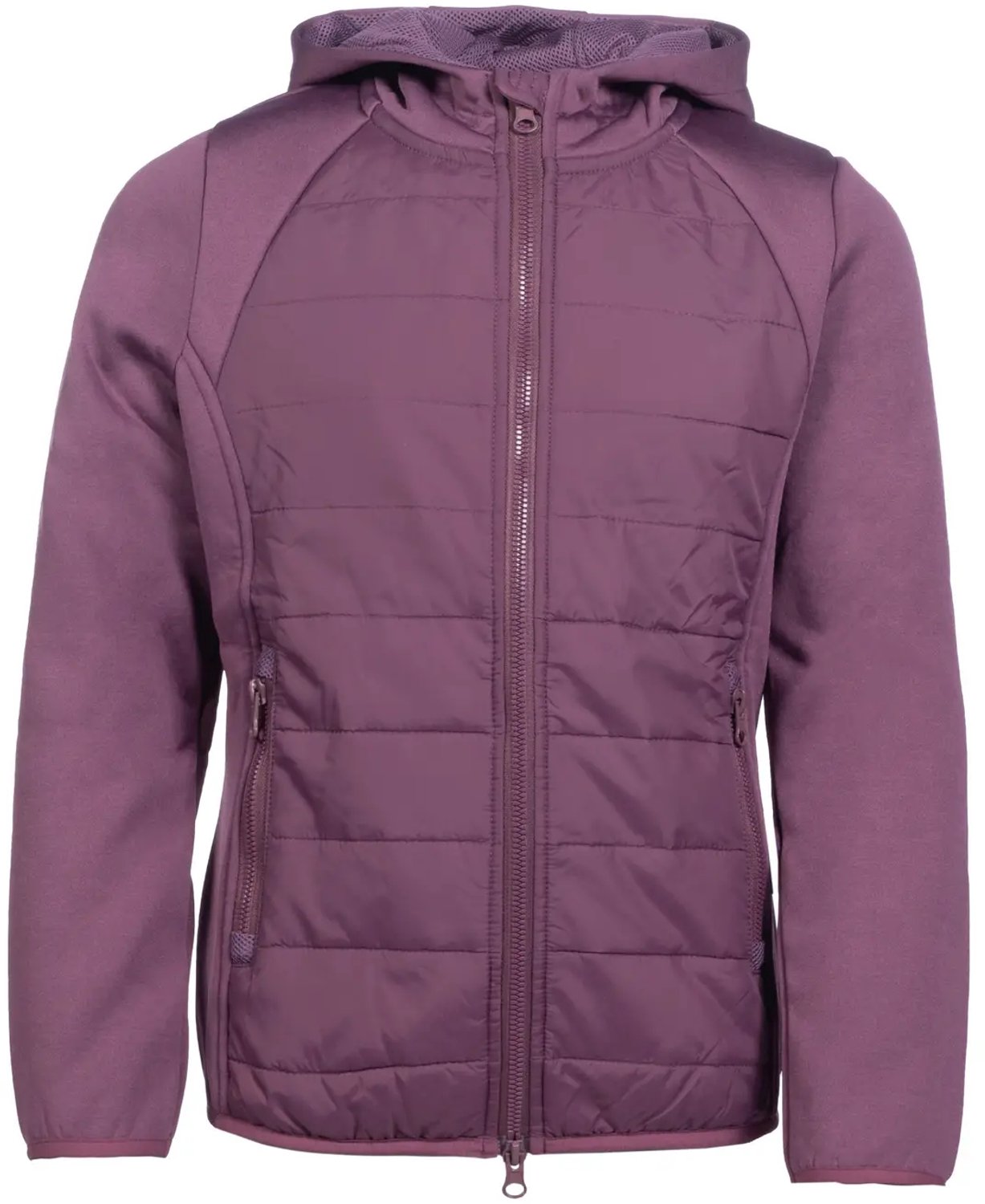 Meisjesjack met capuchon HKM Anni Paars