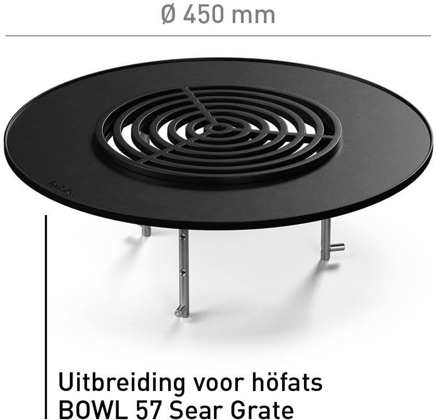 Höfats Bowl Sear Grate 57 Sear & Warm Set
