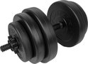 Tunturi Dumbbellset - Halterset - Totaal 15 kg - Zwart Vinyl