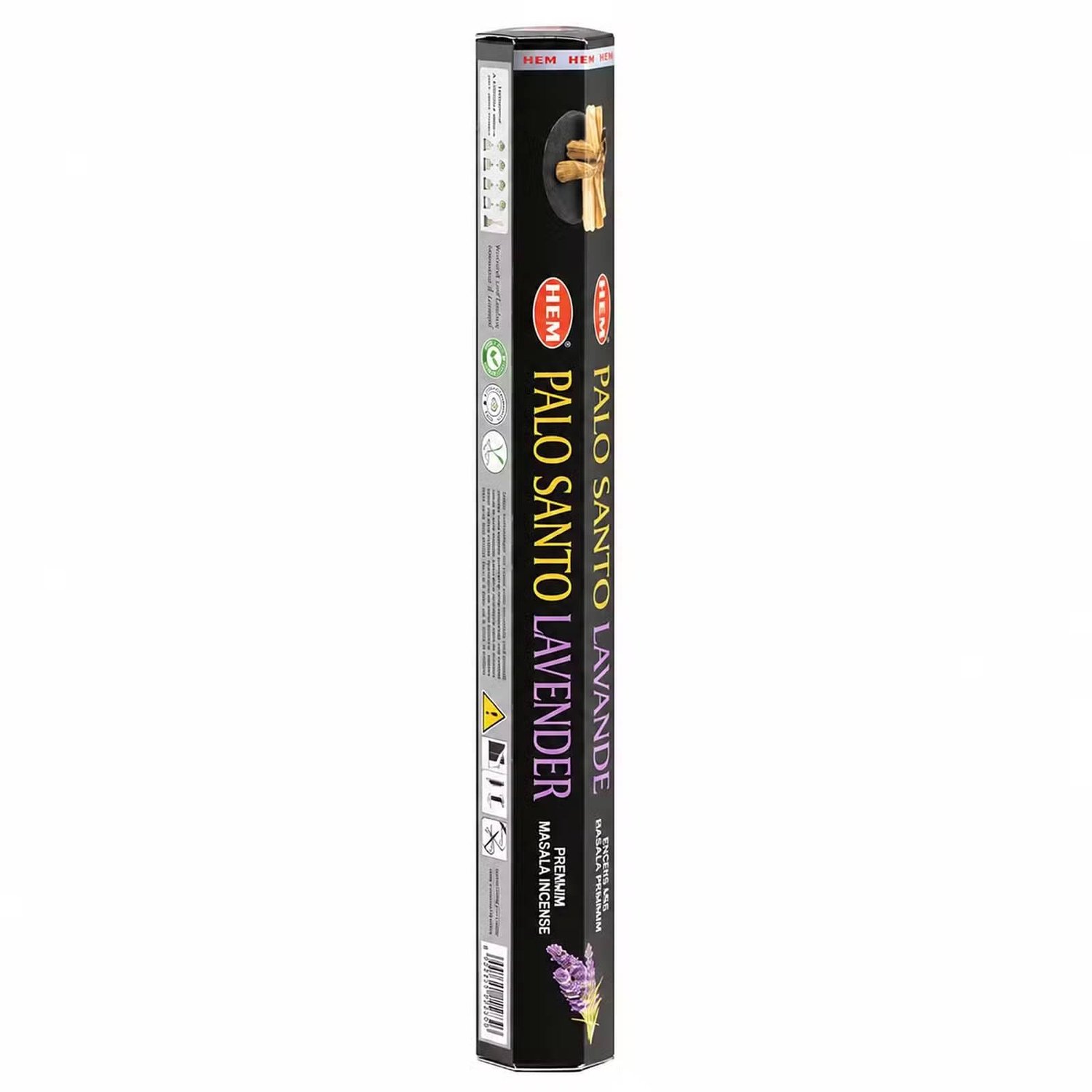 BERK HEM Hexagonale Wierook – Palo Santo Masala – Lavendel Zwart