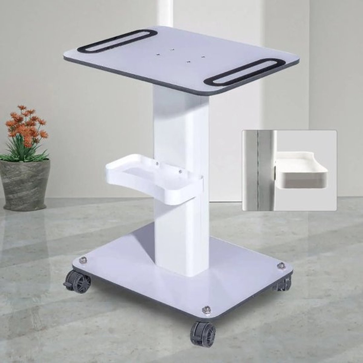 Salon Trolley - Grote tafel - Spa-rolkar met opbergdoos - Werkwagen