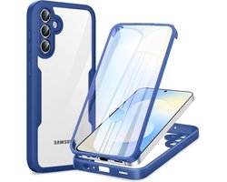 Phoona Beschermhoes voor Samsung Galaxy S25 FE 5G met transparante displaybeschermfolie, 360 graden beschermhoes - ShopVlot