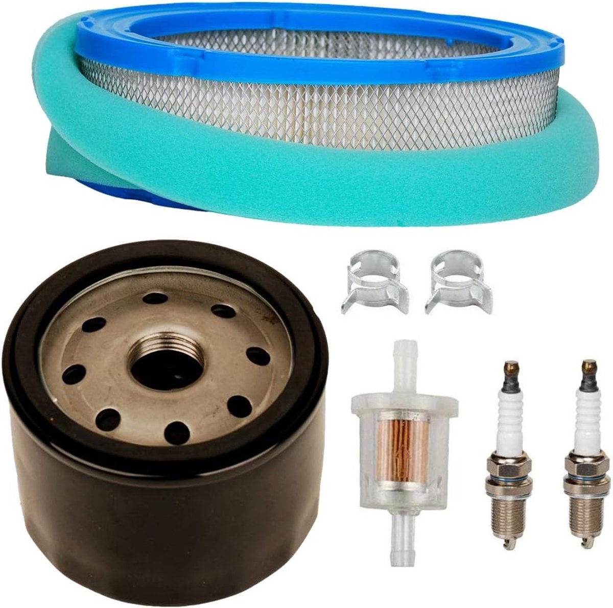 Luchtfilter Oliefilter Brandstoffilter met bougie Compatibel met Briggs & Stratton Vanguard V-Twin 12.5-21hp