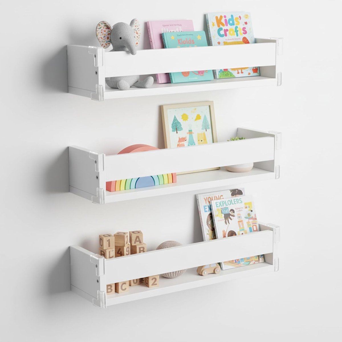 Wandrek voor kinderen, 3 stuks, 44 cm, voor kinderkamer