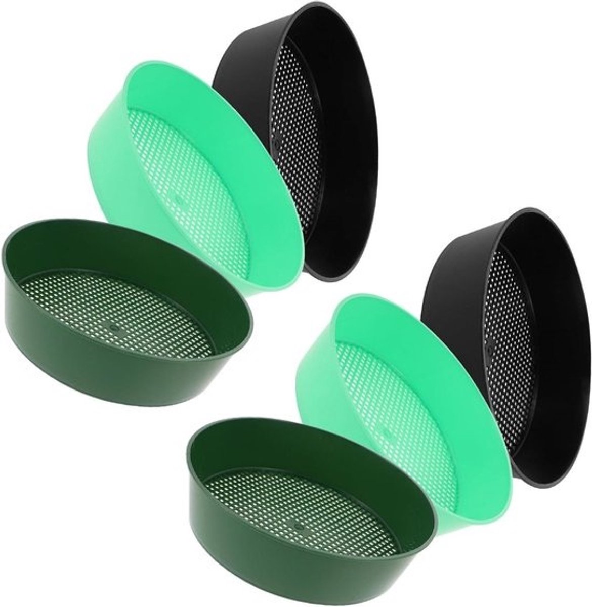 Tuingrondzeef - Compostzeef - Bodem verbeteren - Lichtgewicht ontwerp - 21 cm - Diverse kleuren