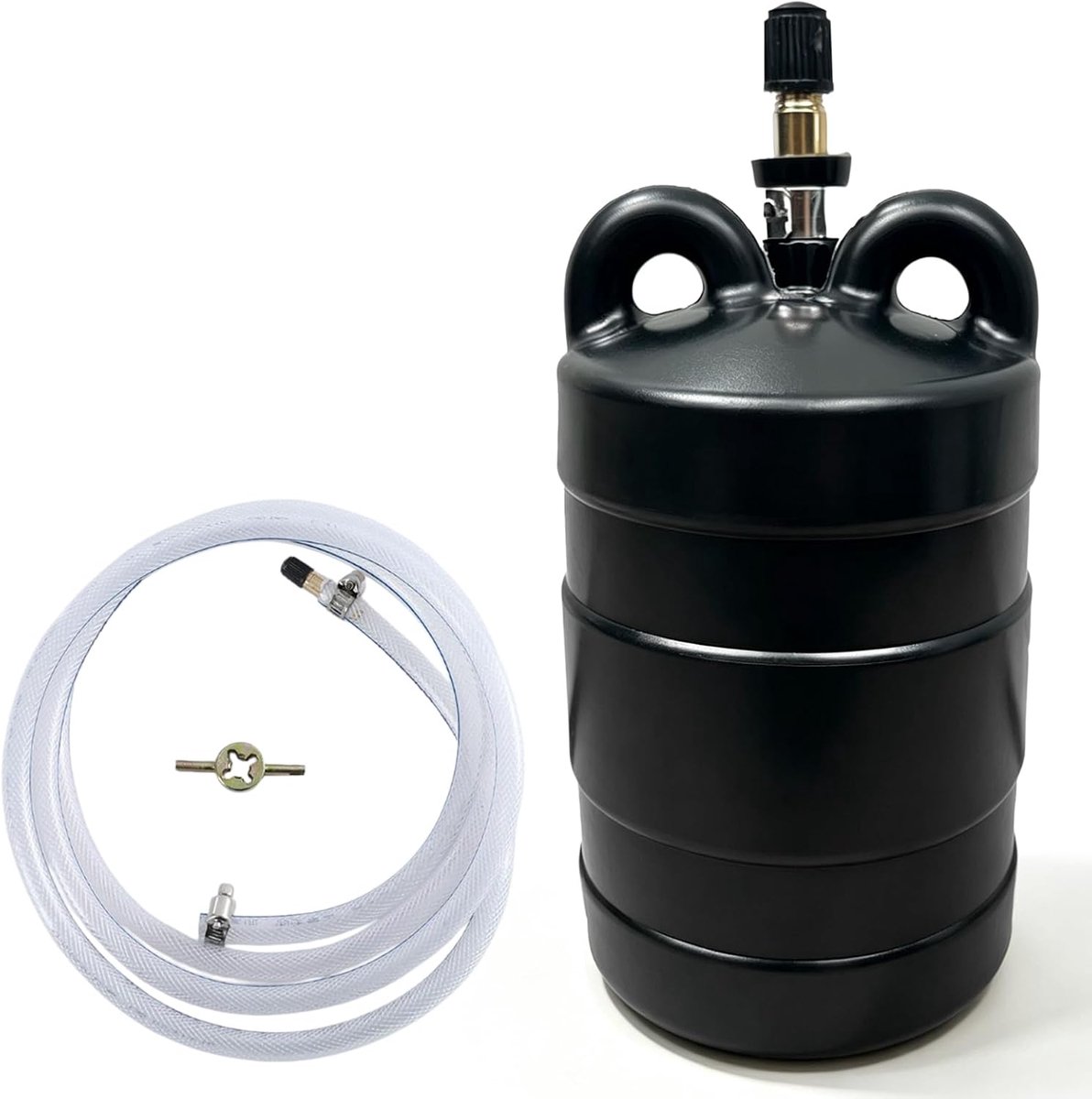 Opblaasbare buisstop, natuurlijk rubber buisstop, slang PVC 2 m, 10 cm buisstop, afvoerstop rubber, 1 koperen ventiel - ShopVlot