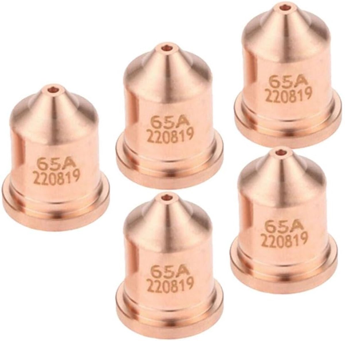 220819 Plasma Torch Nozzle 65A, Compatible with Power Max 65 85 105 HRT HRTs MRT Set of 5 - ShopVlot