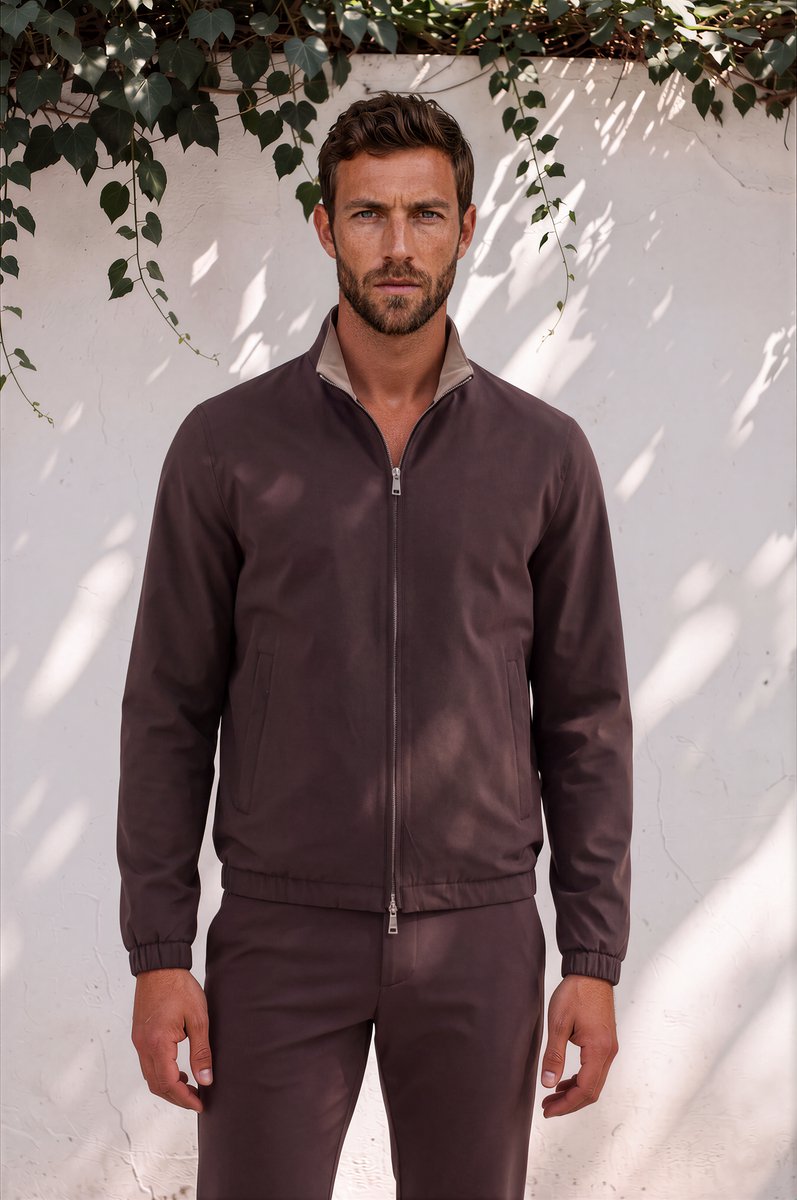 MI PIACE - Travel Men Jacket Reversible 202062 Falcon | Espresso - Maat : XL