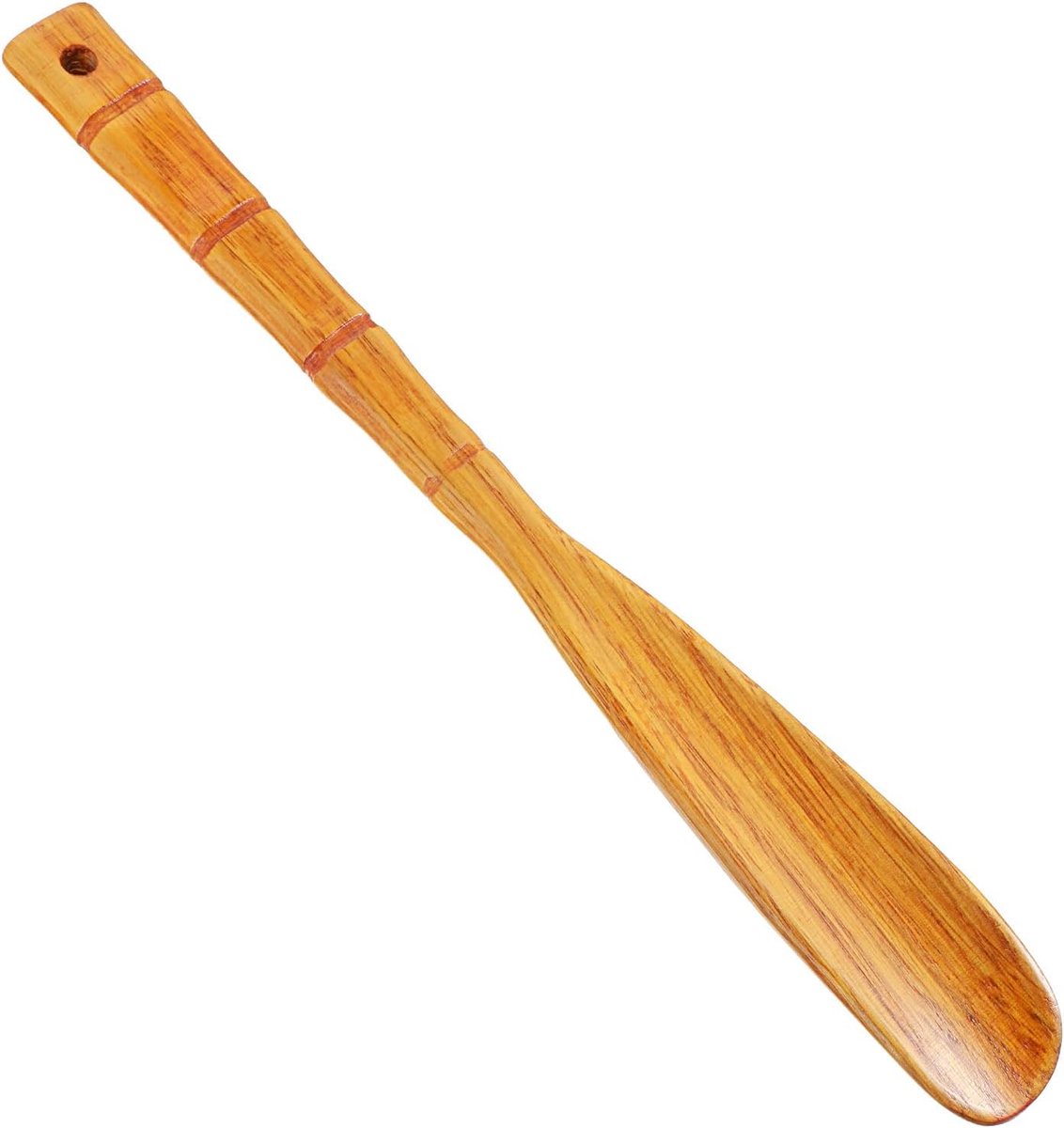 Schoenlepel met lange handgreep 31 cm - hout - ideaal voor ouderen en zwangere vrouwen - eenvoudig aan- en uittrekken - ShopVlot