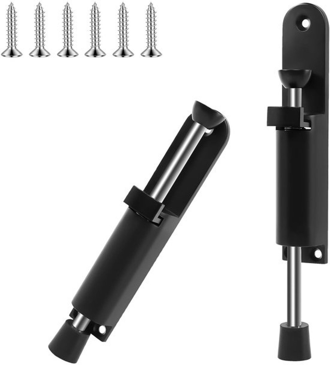 Solidchoice - Winddichte deurstopper - 2 stuks - Vloermontage