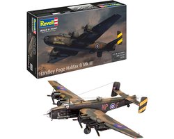 Revell Modelbouwpakket Vliegtuigen - 03756 Handley Page Halifax B Mk.III WWII - Britse Zware Bommenwerper Plastic - 1:72 - Modelbouw