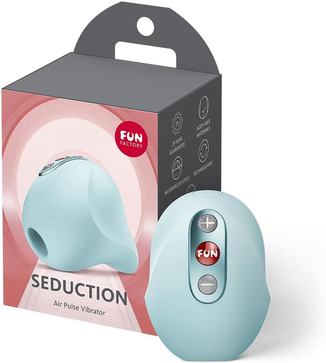 Fun Factory Seduction - drukgolfvibrator voor vrouwen - contactloze clitorisstimulatie - 11 drukgolfprogramma's - ShopVlot