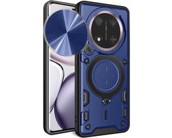 Hoesje geschikt voor HONOR Magic7 Lite/X9c - Techsuit CamGuard Pro Back Cover - Blauw