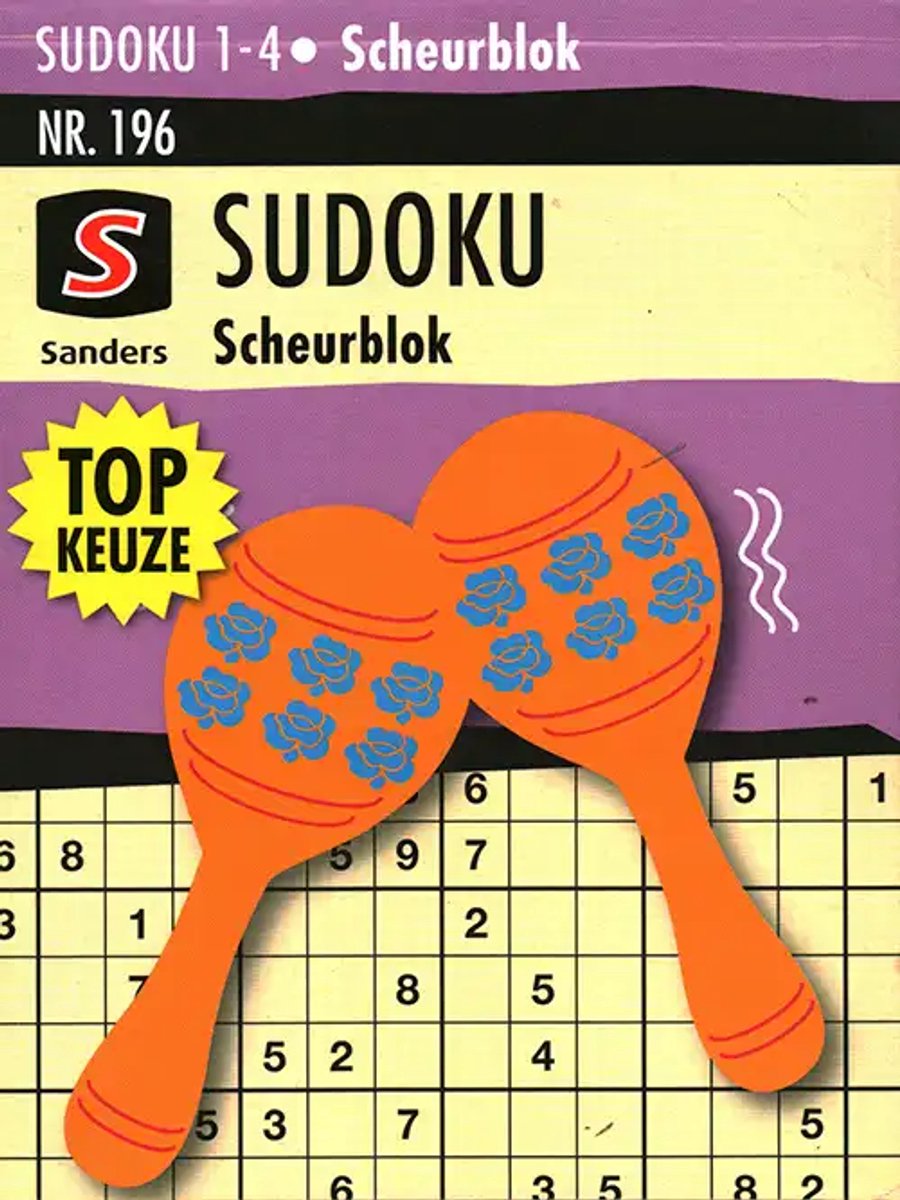 Sanders Sudoku Scheurblok - 196 2026