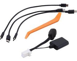 Dash Cam Power Adapter 10 Pin, GPS Radar Spiegel Camera Dash Cam Adapter, verbindt met achteruitkijkspiegel