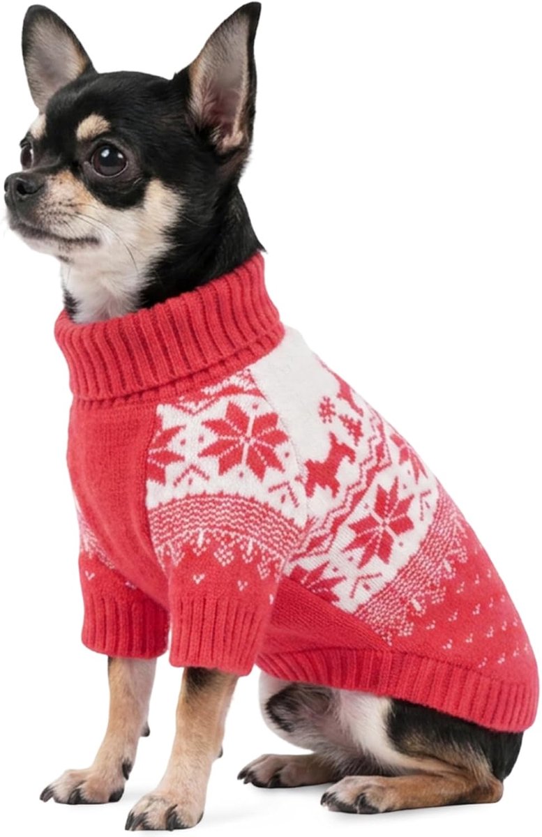 Coltrui voor honden met gat voor de achterkant, maat M, rood
