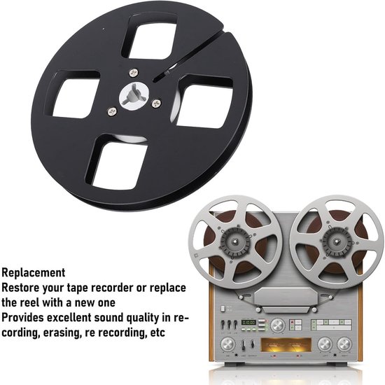 Lege Geluidsband Spoel van Aluminium, 5 Inch met 4 Gaten voor Studer Bandrecorder en Audio-opnames — afbeelding 3
