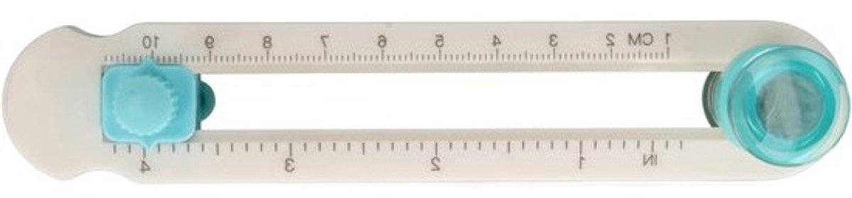 Papiertrimmermes - Verstelbaar snijgereedschap - voor scrapbooking - Ideaal gereedschap - voor handwerk - Diameter van 2 cm of kleiner