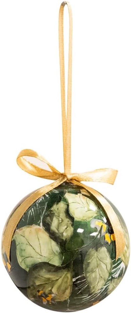 Kerstbal Groen Bij - Exclusieve print - Luxe uitstraling - Voor een stijlvol interieur - ShopVlot