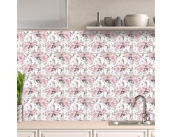 AREDE T1042 x Tile Stickers for Bathroom Kitchen Self-Adhesive Wall Tiles for Bathroom Kitchen Self Adhesive Wall - ShopVlot