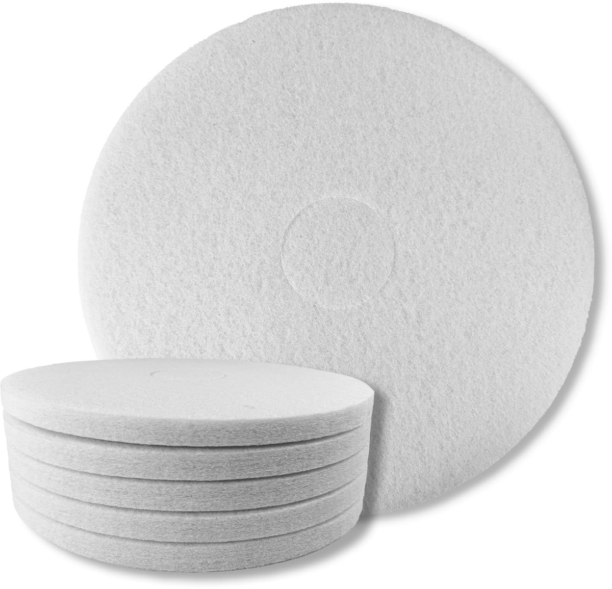 5pcs Super Pad, 16 Inch (406mm) Floor Pads, 25mm Thick, Soft White - ShopVlot