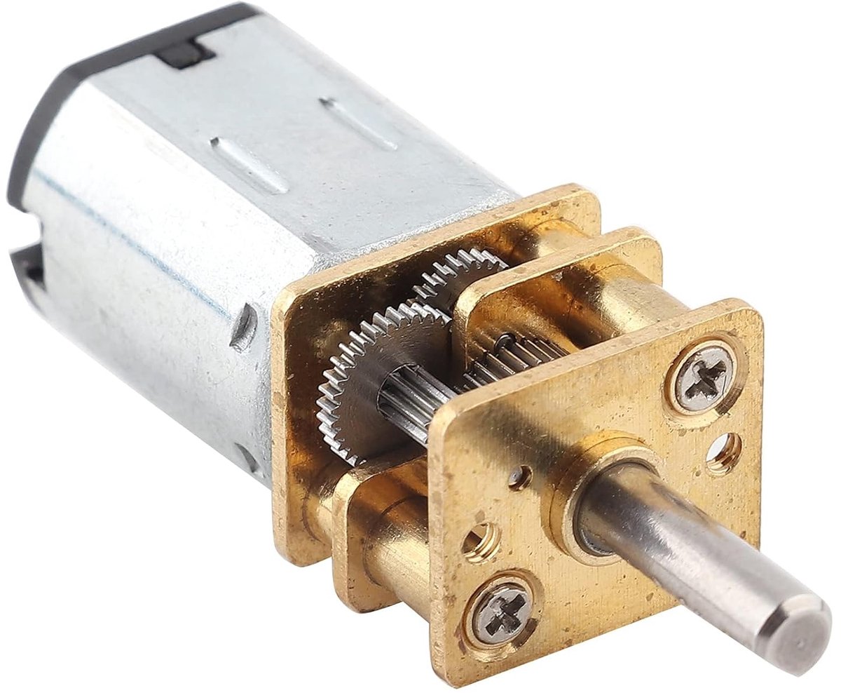 DC 3V gear motor 300rpm - stille uitvoering - met metalen tandwielen - perfecte vervanging voor oude motor - ShopVlot