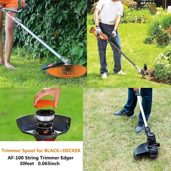 8 Stuks Spools met Spraykop voor Black Decker Strimmer - Geschikt voor ST5530, GLC3630L20, STC1820PC, BESTA530 en BESTA525 - Tuinaccessoires en Vervangonderdelen — afbeelding 5