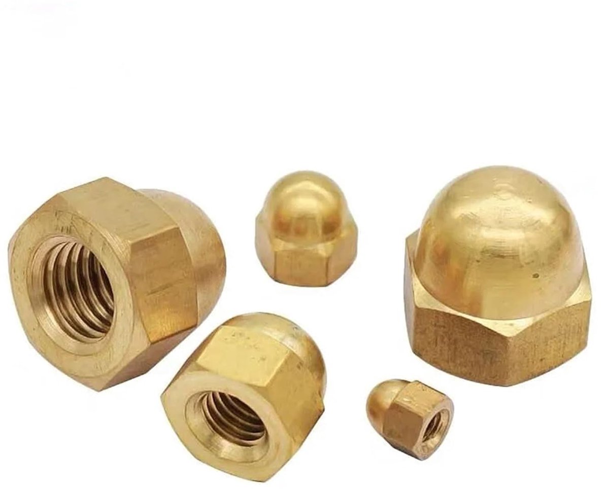 Koepelmoeren, Eikeldopmoer M3-M20 Multicolor(Brass Cap Nut,M4 20pcs)