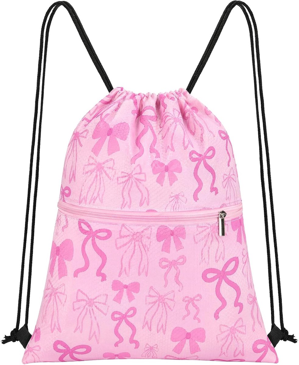Gymtas voor kinderen, sporttas, gymtas voor meisjes, zwemtas voor kinderen, sporttas voor kinderen, rugzak voor meisjes, #K Roze, 28*22*2cm, modern