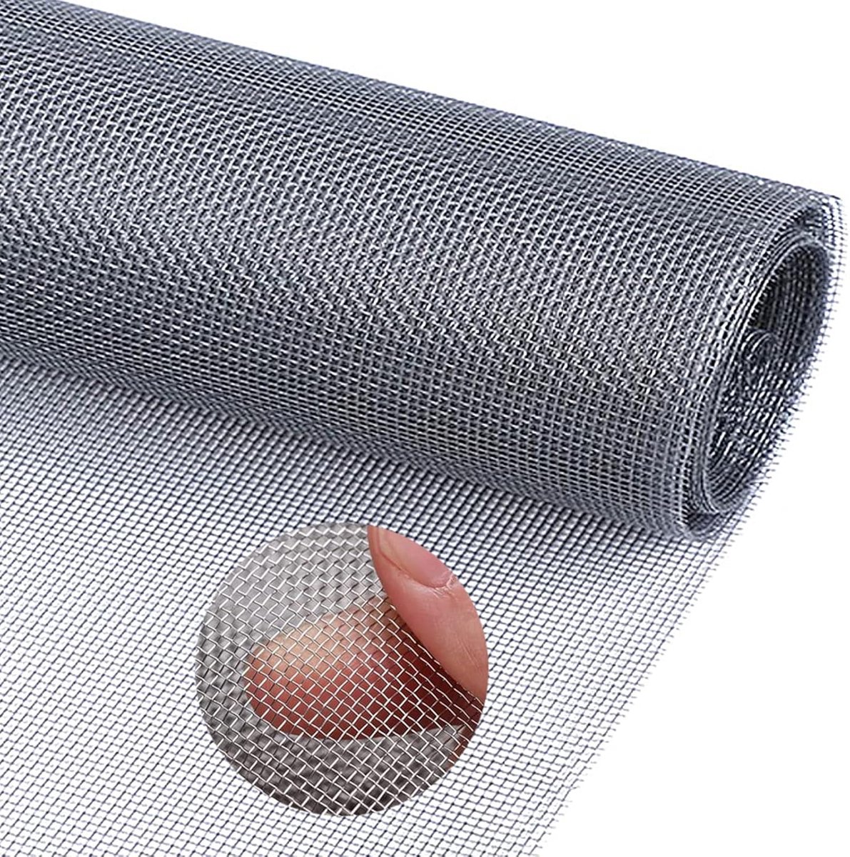 Gaasbladen voor luchtventilatie Roestvrij staal 30x120cm Gevlochten draad 30 maas Fijn draadgaas voor ventilatie, luchtsteen, thuis, keuken, tuin