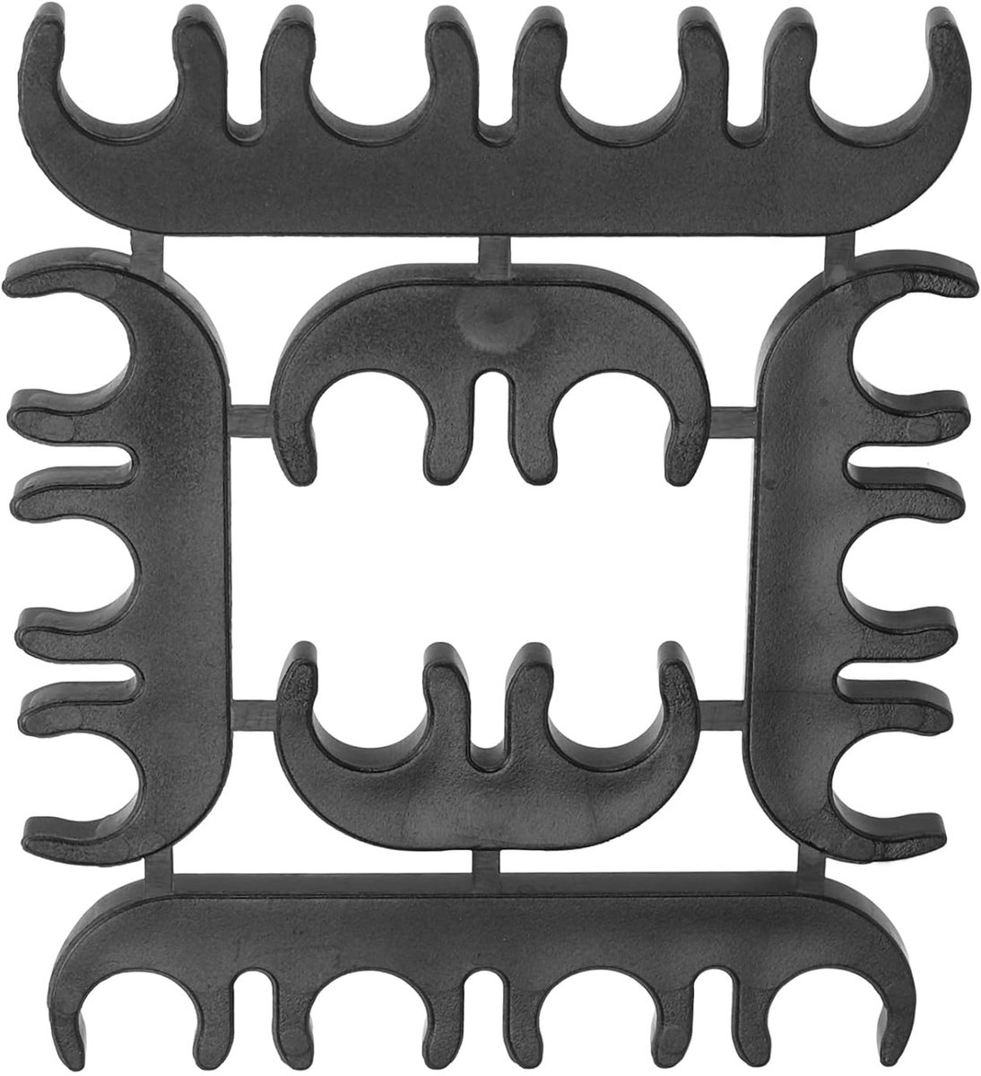 Spark Plug Cable Separators, 8mm ABS Black Wear Resistant Heat Resistant Durable Ignition Wire Divider Separator Clip - ShopVlot