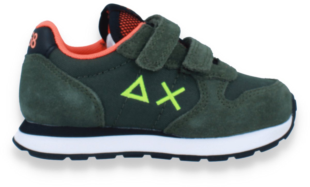 Sun 68 Sneaker Boy's Tom Fluo Militare | Kaki | Maat: 25