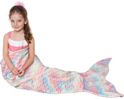 Catalonia Classy Mermaid Blanket, Mermaid Fin, Cuddly Blanket, Sofa, Blanket, All Seasons, Sleeping Bag, Fleece - ShopVlot