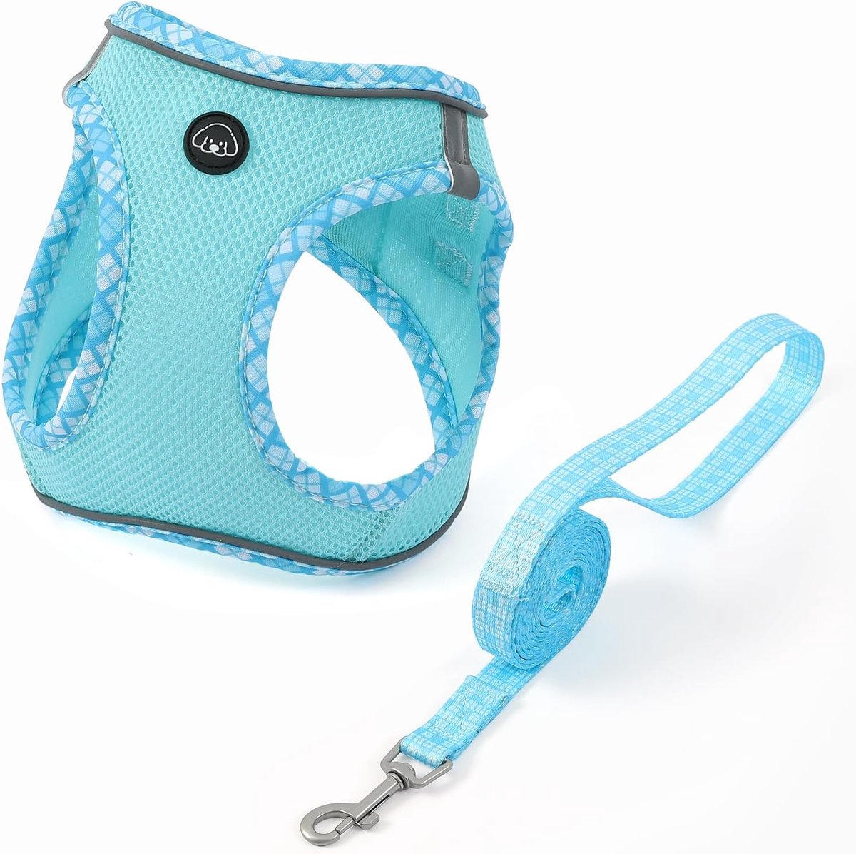 COMSLE Puppy Dog Reflective Adjustable Harness Front Fastening Light Blue S - ShopVlot