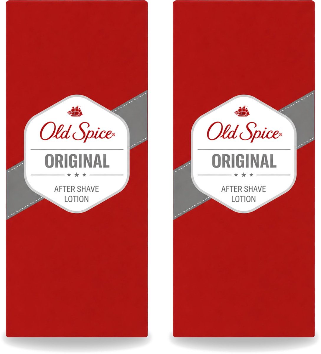 2 x Old Spice - Original - Aftershave Lotion - Verfrissend - 100 ml - Voordeelverpakking - 2 stuks