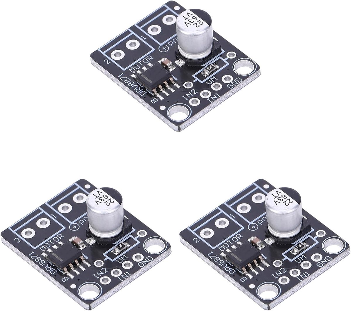DC Motor Driver Board 3.6A PWM Control H Bridge Overcurrent Protection Automatic Error Repair Black 4.9x6mm for - ShopVlot