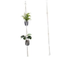 Mipcase Plantenhangers Stijl Decoratieve Geweven Bloempothangers Binnen Hangende Plantenpotten Houder