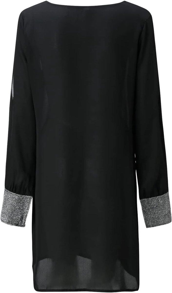 Avondjurk voor dames, chique, elegant, cocktail, ceremonie, casual, grote maat, satijn, zonder mouwen, lang, bal, feest, bruiloft, A102 — afbeelding 4
