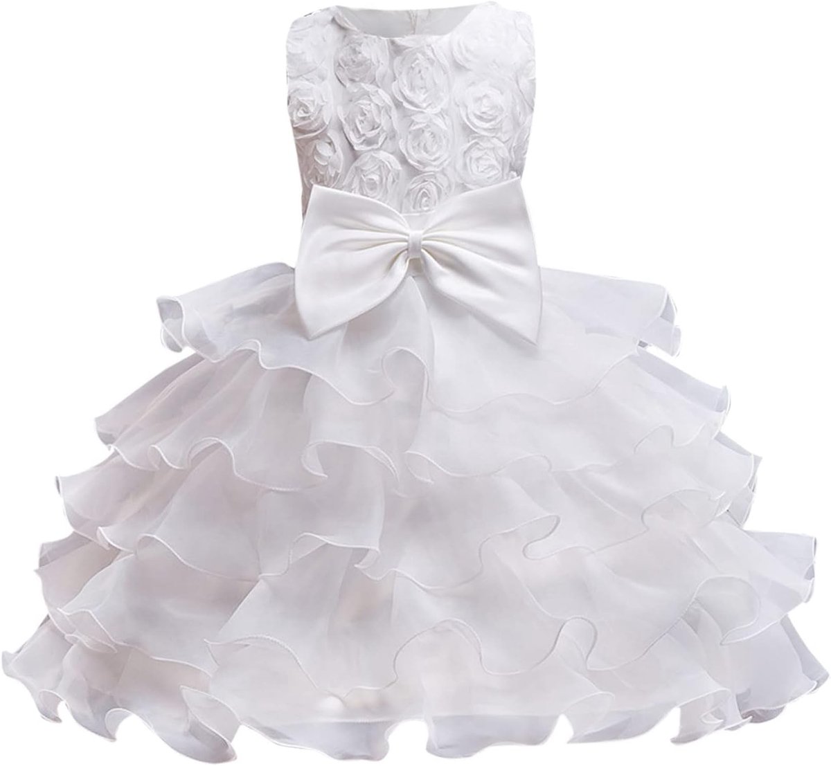Prinsessenjurk voor meisjes, ceremonie, avondjurk, goud, chiffon, bloemen, communie, gala, kleine meisjes, gelegenheid A137