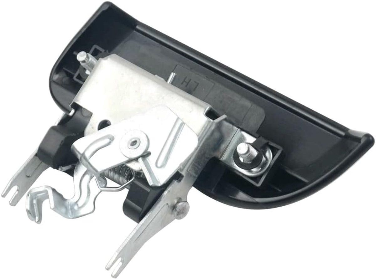 Black Door Handle Exterior Rear Door Compatible With Nissan Pathfinder 2005 2006 2007 2008 2009 2010 2011 2012 Left - ShopVlot