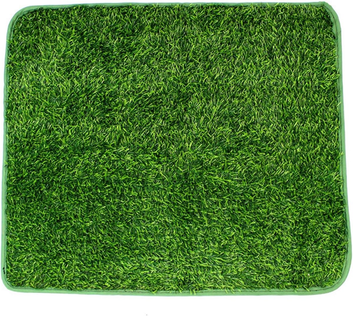 Hondentoilet, kunstgras, 46 x 70 cm, wasbaar, antislip, puppytoilet voor honden, binnen, balkon, terras en tuin - ShopVlot