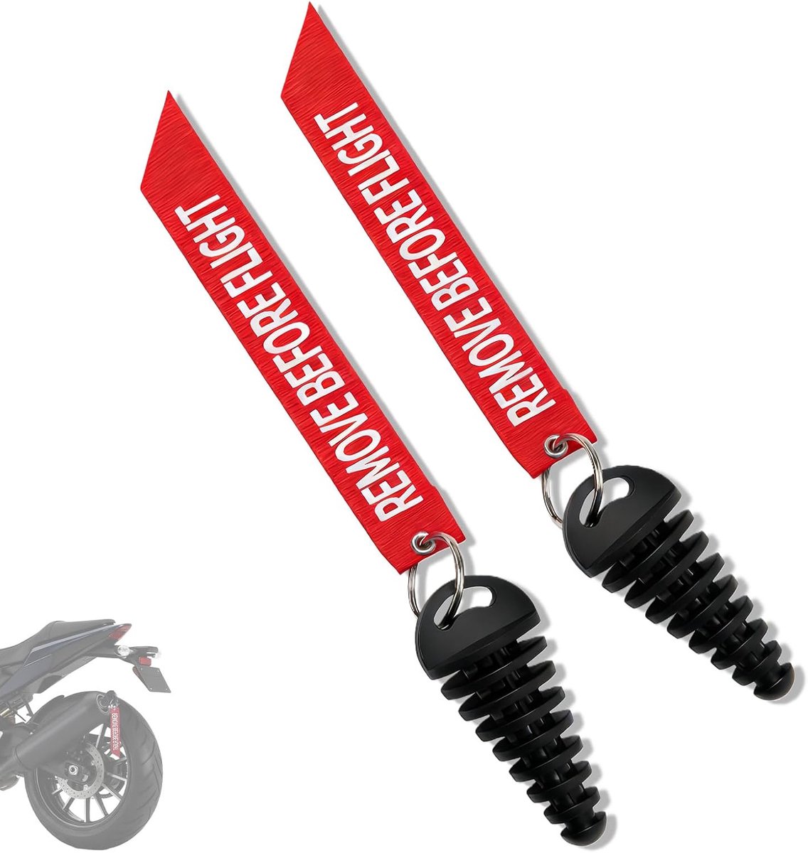 uitlaatstop 15-38 mm - rubber - 2 stuks - beschermt uitlaat tegen water en vuil - ShopVlot